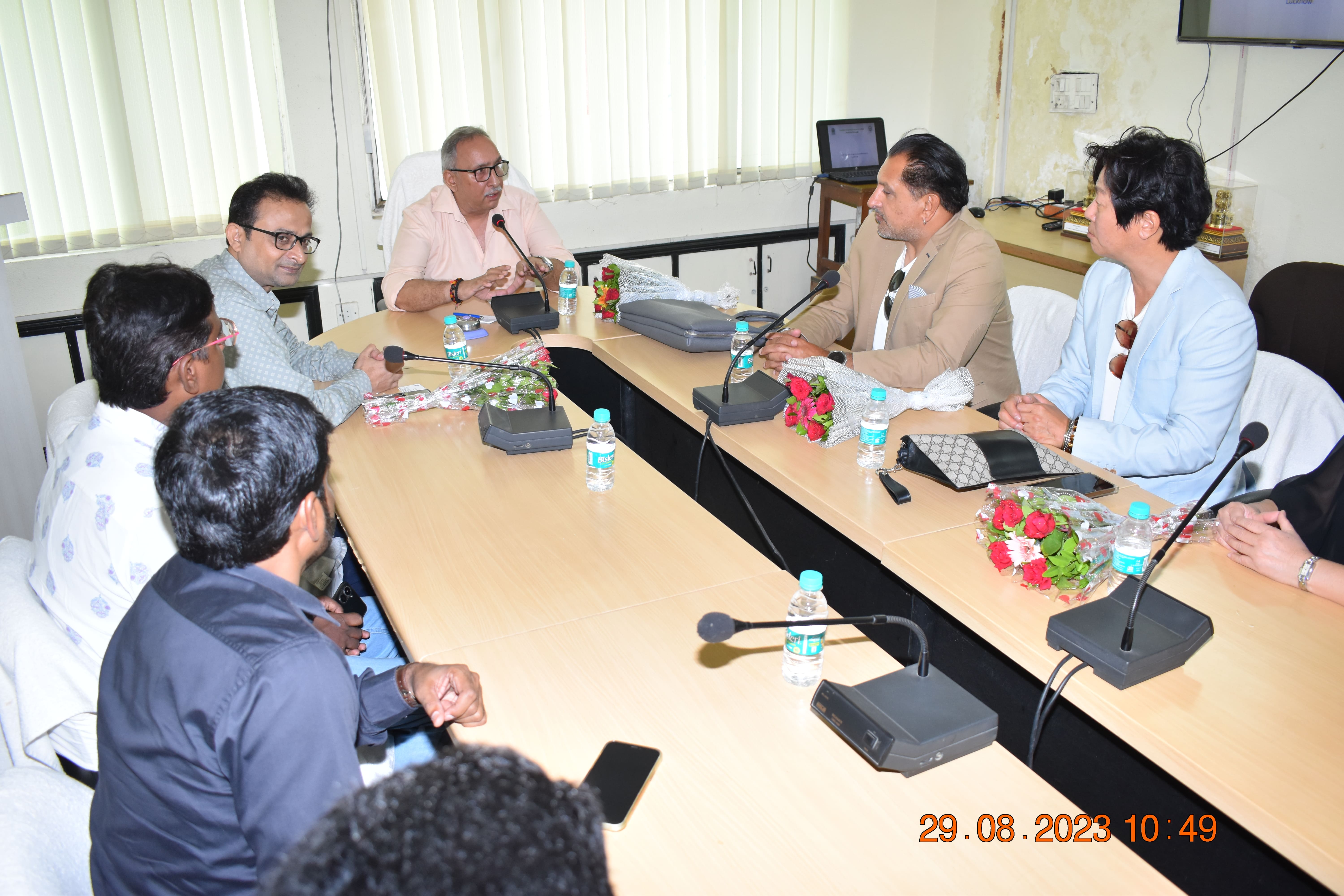 A meeting was held on 29 August, 2023 with delegates of Soil Point Earth, England Company at UPCAR Board Room.